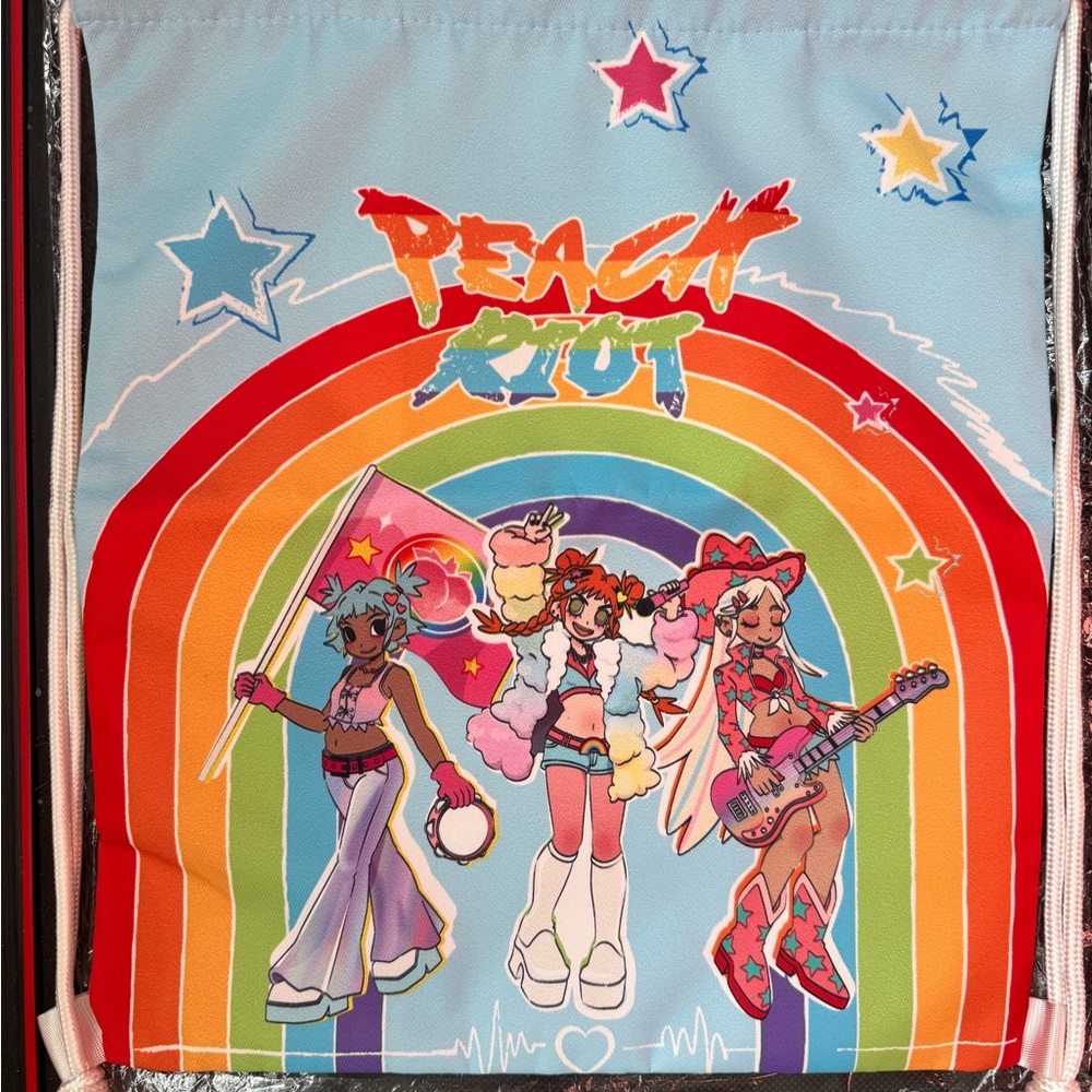 Peach Riot Rainbow Riot Series - Drawstring Backpack
 - Limited Volume - Picture 3 of 6